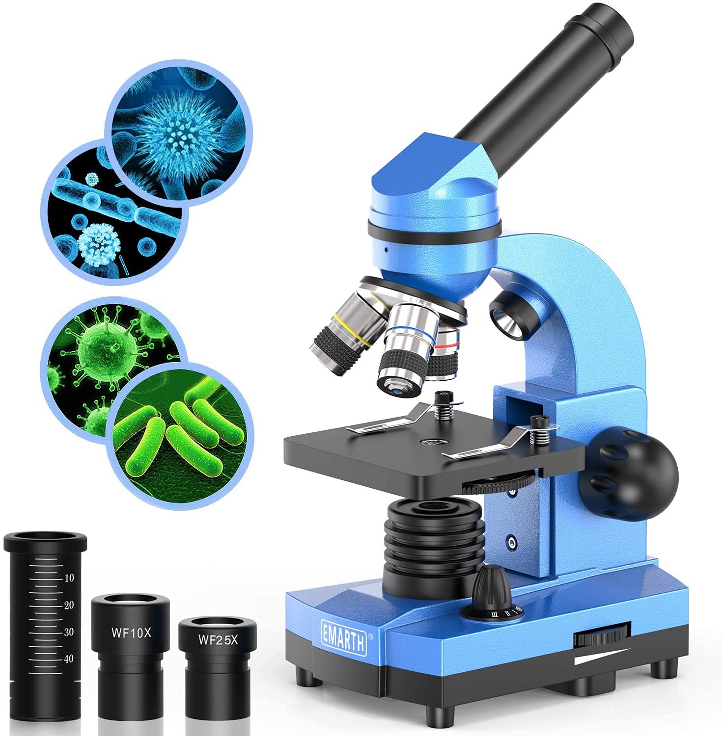 Photo 1 of Microscope for Kids Beginners Children Student, 40X- 1000X Compound Microscopes with 52 pcs Educational Kits