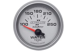 Auto Meter 4937 Ultra-Lite II Electric Water Temperature Gauge
