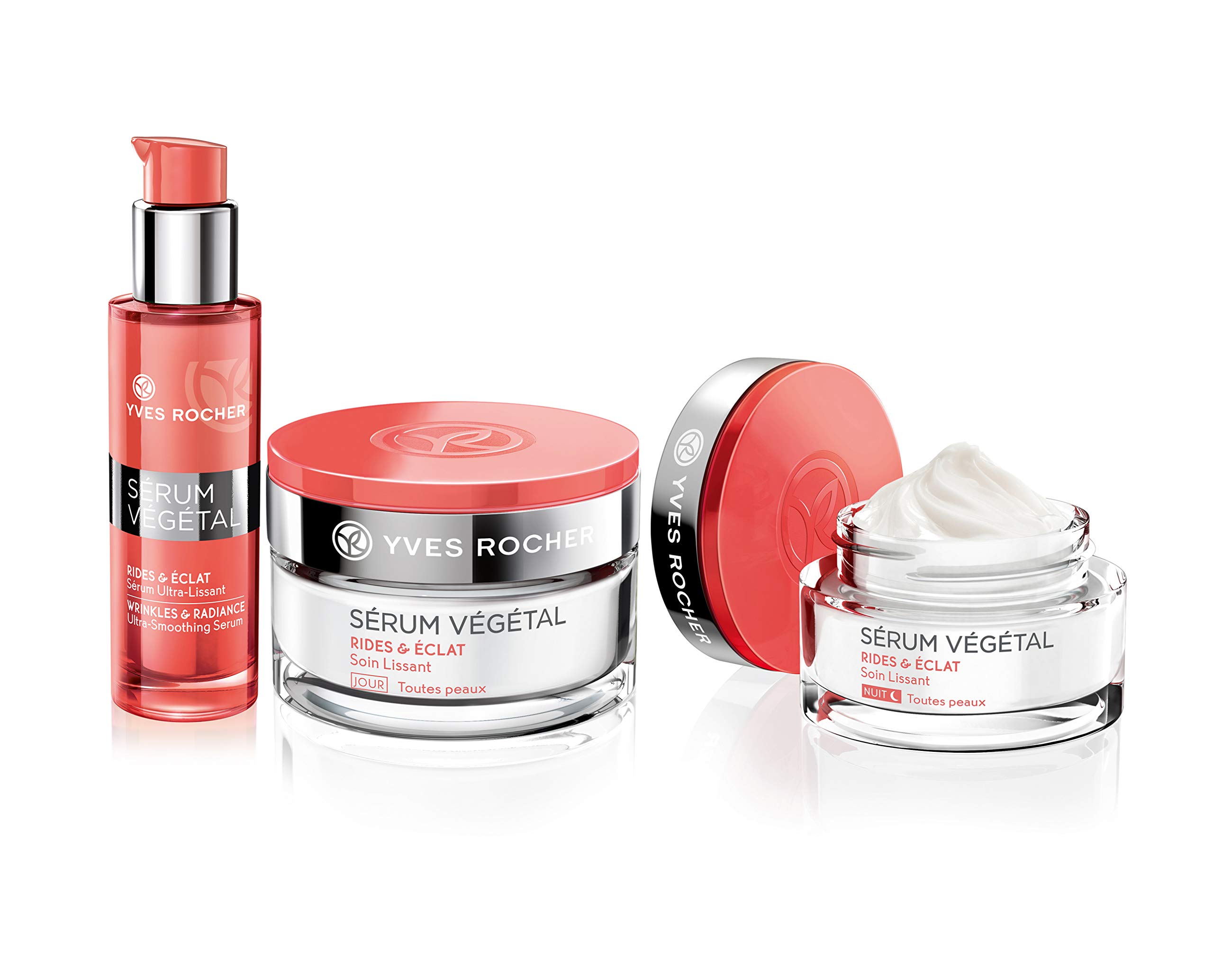 Yves Rocher Serum Vegetal Wrinkles & Radiance Face Care (Set)
