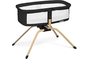 BAEBAE GOODS Baby Bassinet with Rocking/Gliding, Portable Bedside Sleeper for Baby with Foam Mattress, Baby Bedside Crib for Newborns and Infants with Carrybag