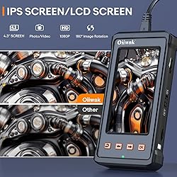 Oiiwak Industrial Endoscope 4.3inch LCD