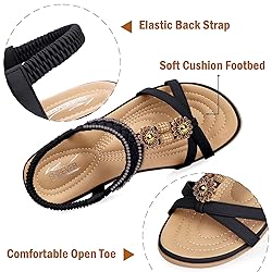 SHIBEVER Womens Sandals Flats Shoes for Women