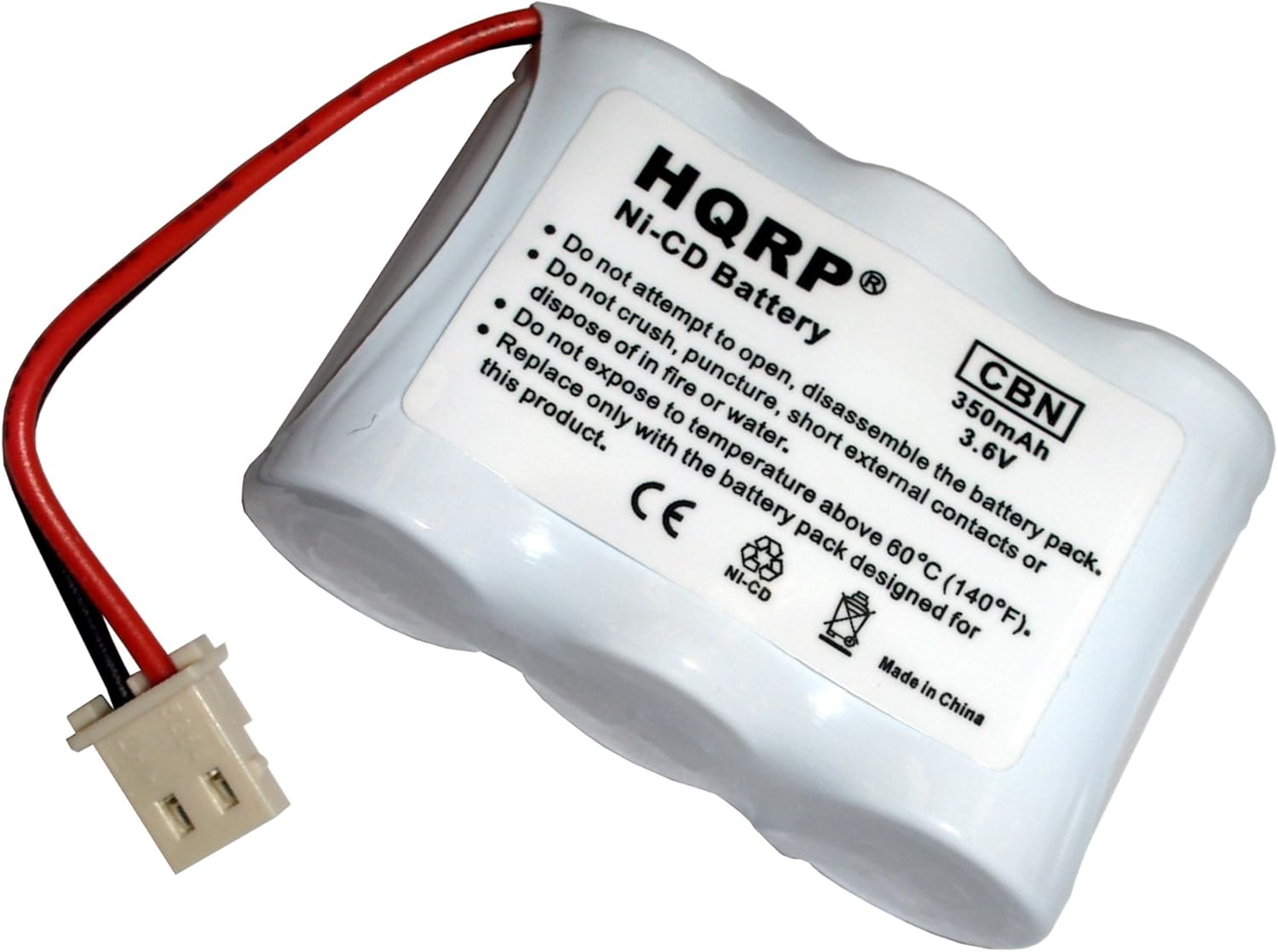 Synergy Digital Cordless Phone Battery - 3.6V 1000mAh Ni-CD Replacement For Radio Shack 43-1107