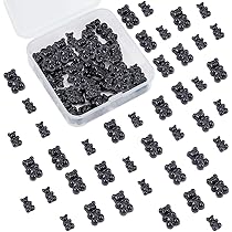 SUNNYCLUE Environ 200 Cabochon En Résine En Forme De Donut à Dos Plat