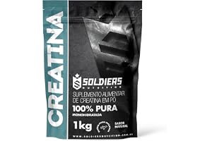 Creatina Monohidratada 1Kg - 100% Pura Importada - Soldiers Nutrition