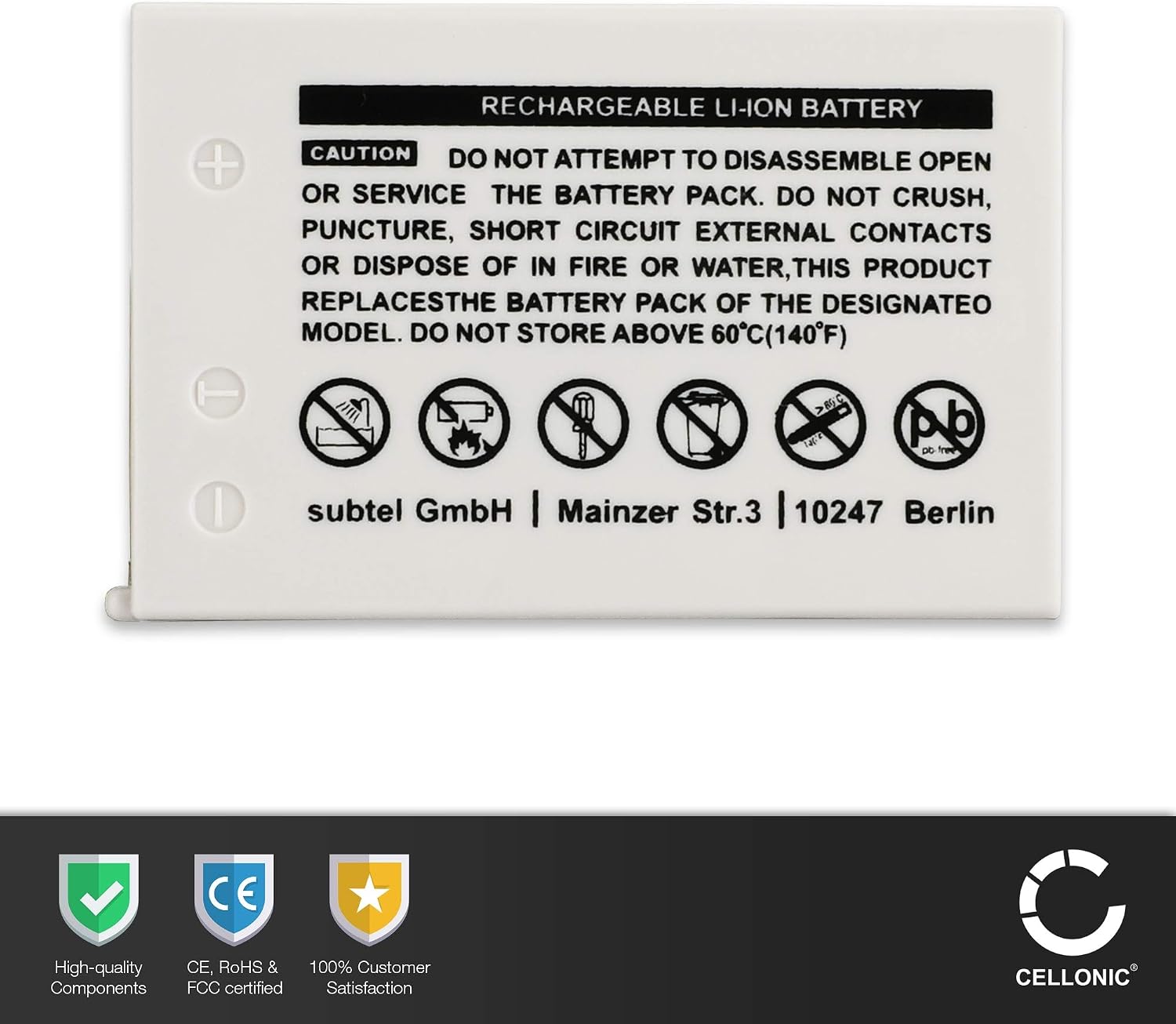 CELLONIC, Battery for Camera compatible with Nikon Coolpix EN-EL5, P520, P500, P510, P100 (3.7V, 1180mAh) - Image 5