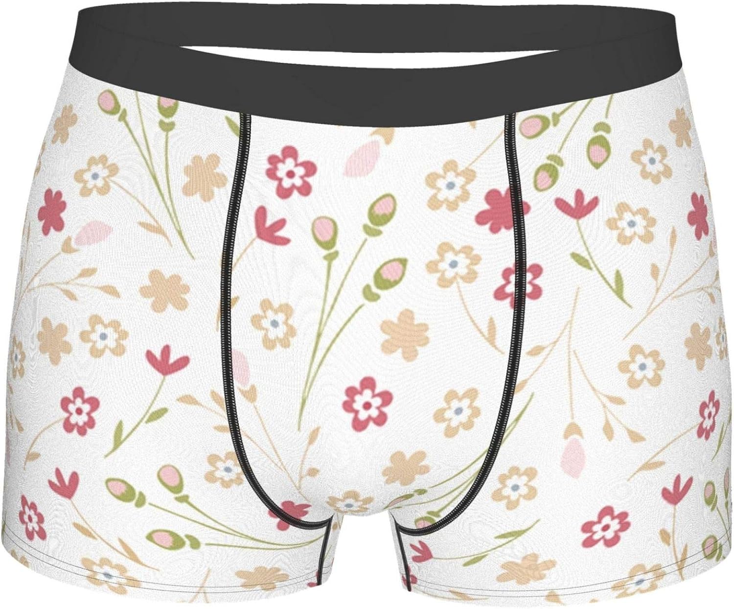 Vintage Flowery Floral Flower Beauty Fashion Men's Novelty Soft