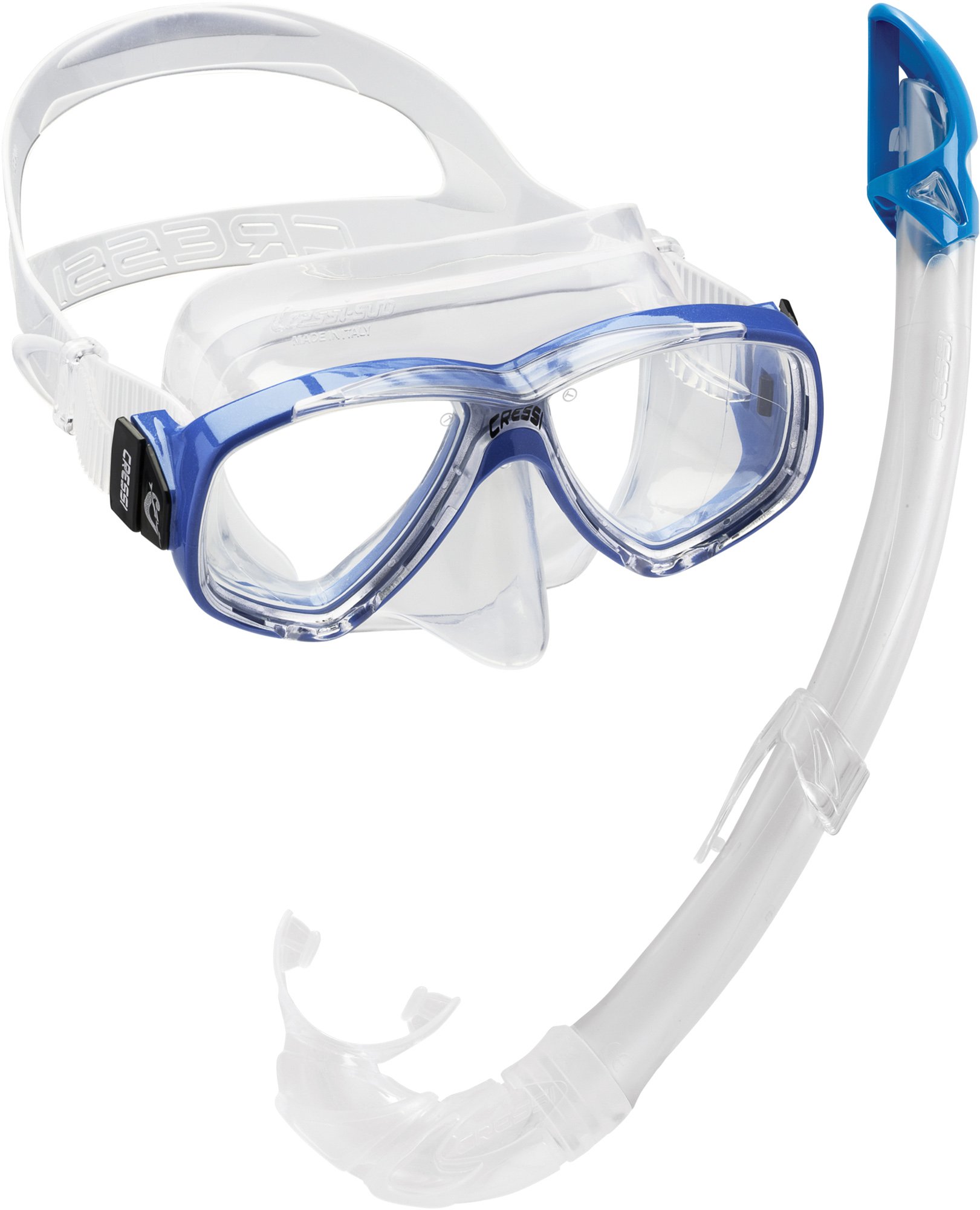 CRESSI Perla Mare Combo Snorkelling Set - Light Blue