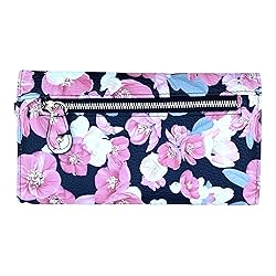 Steve Madden Women's Logobar Trifold Wristlet