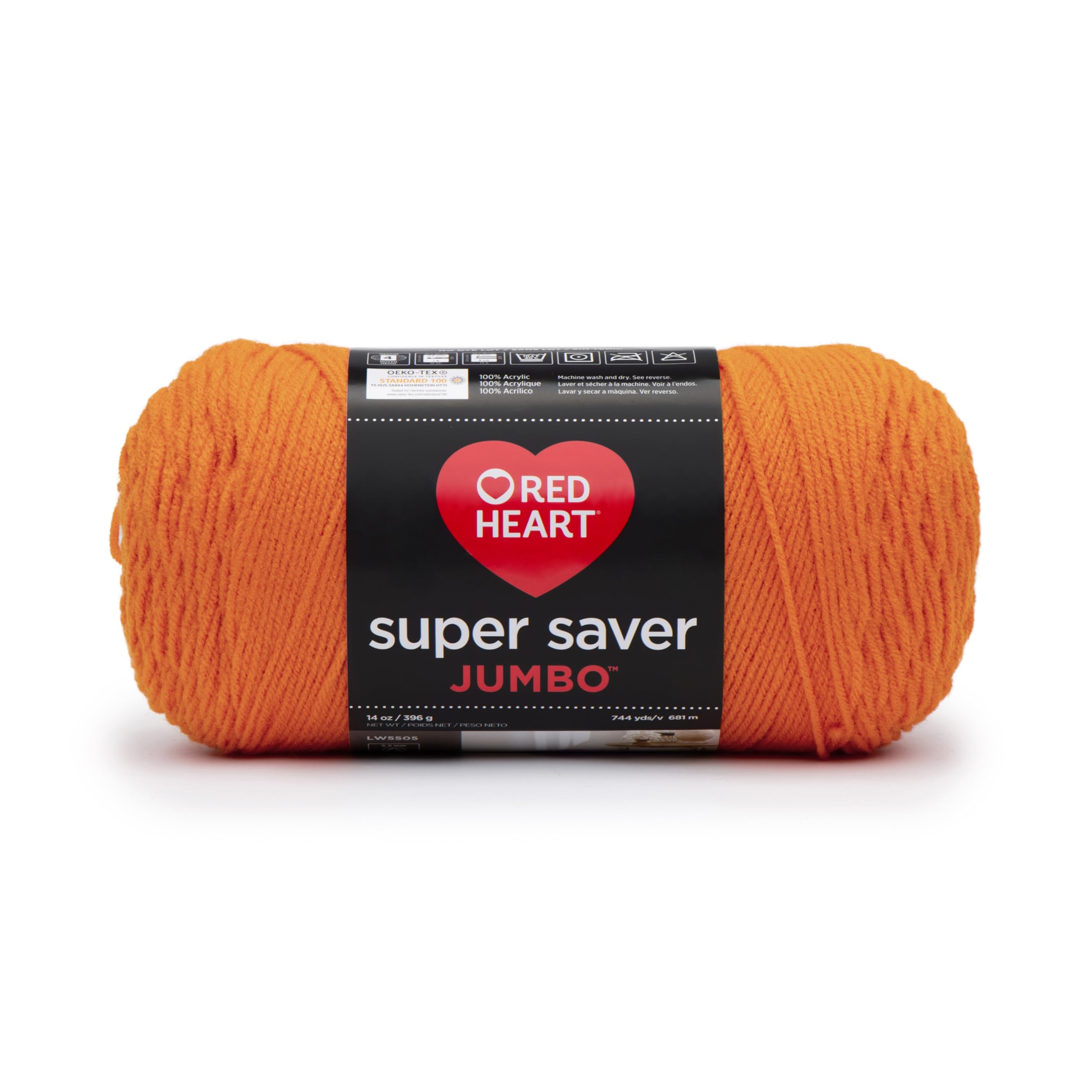 Coats Yarn Red Heart Super Saver Yarn Pumpkin, Paper, Multicoloured