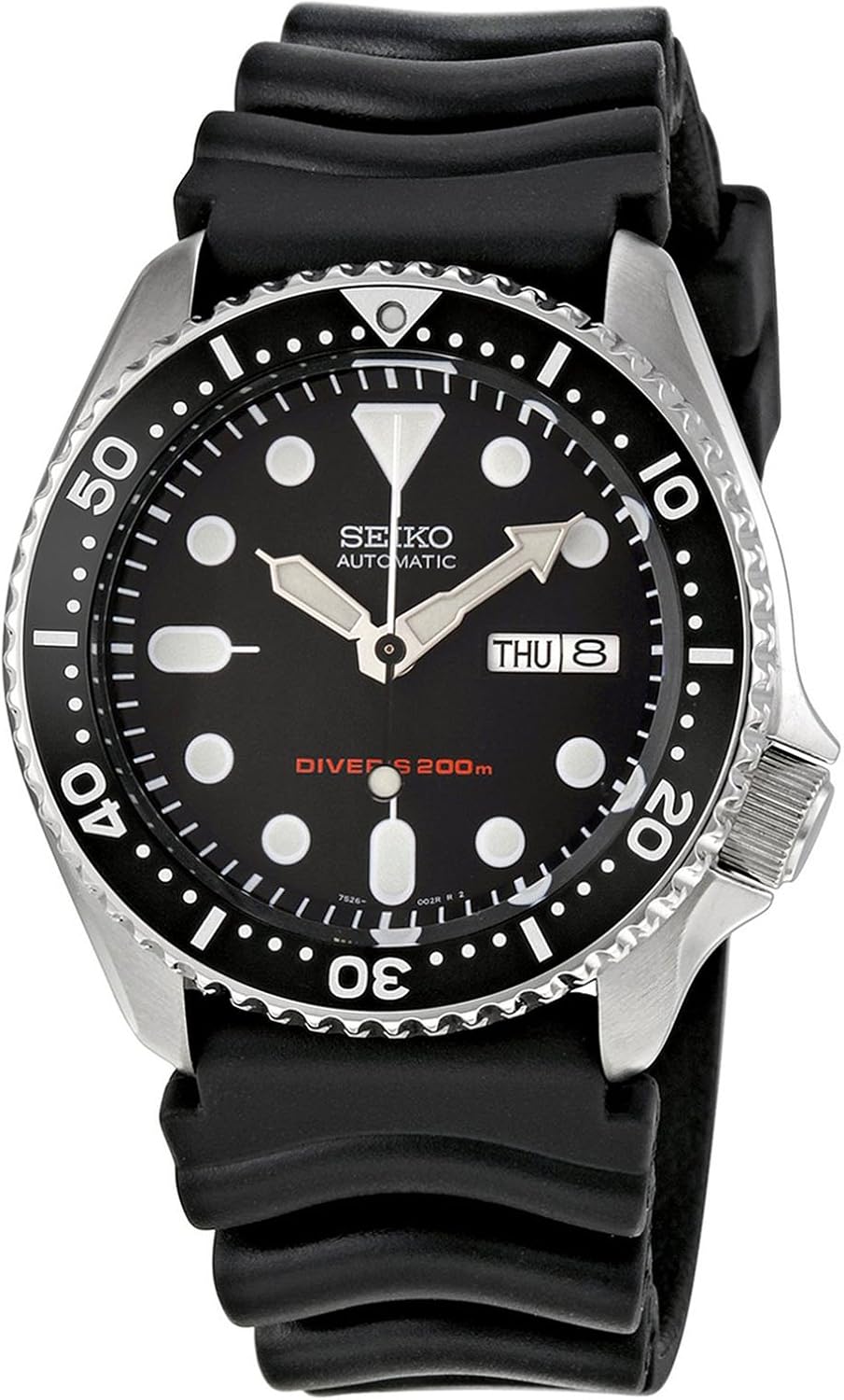 Seiko skx007 K, Hombre automática Diver, Self Bobinado ...