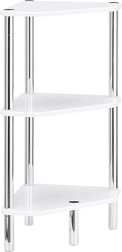 haku mobel regal chrom mehrfarbig 46 x 32 x 77 cm amazon de kuche haushalt wohnen