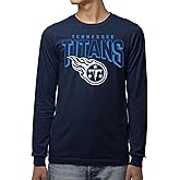Junk Food Clothing x NFL - Unisex Adult Bold Logo - Officially Licensed Long Sleeve T-Shirt