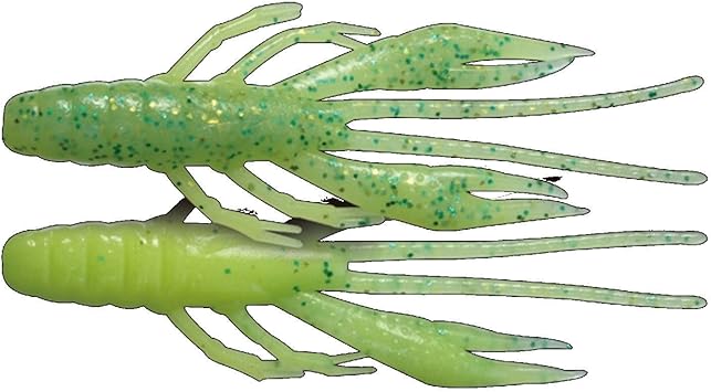 Amazon Jackall ジャッカル ワーム ウェーバーシュリンプ ロックフィッシュ ソルトバージョン 2 8インチ ホットライム グローチャート Jackall ジャッカル ルアー