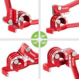 Toolwiz 3-in-1 Pipe Bender 6-8-10mm 180 Degree Copper Aluminum Brass Tube Tool view 4