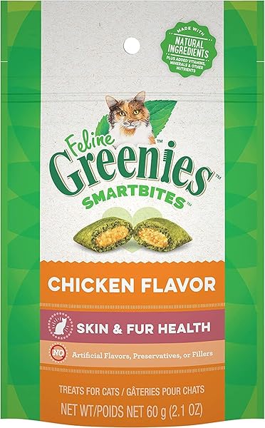 GREEN 2.1OZ CHICK TREATS