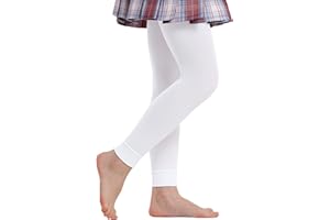 Yitoco Girls Footless Tights for Dance Ballet Super Soft Leggings for Toddler Students Children Stockings