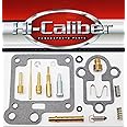 Hi-Caliber Powersports Parts Carburetor Rebuild Kit for 2004-2008 Yamaha YFM 50 Raptor ATVs Carb Repair