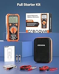 Crenova 890Z Digital Multimeter, 6000 Counts TRMS