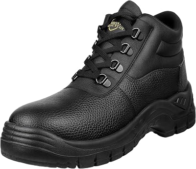 Iron Mountain Leather Safety Boots S3 SRC Steel Toe Cap Waterproof UK 10 EU 44