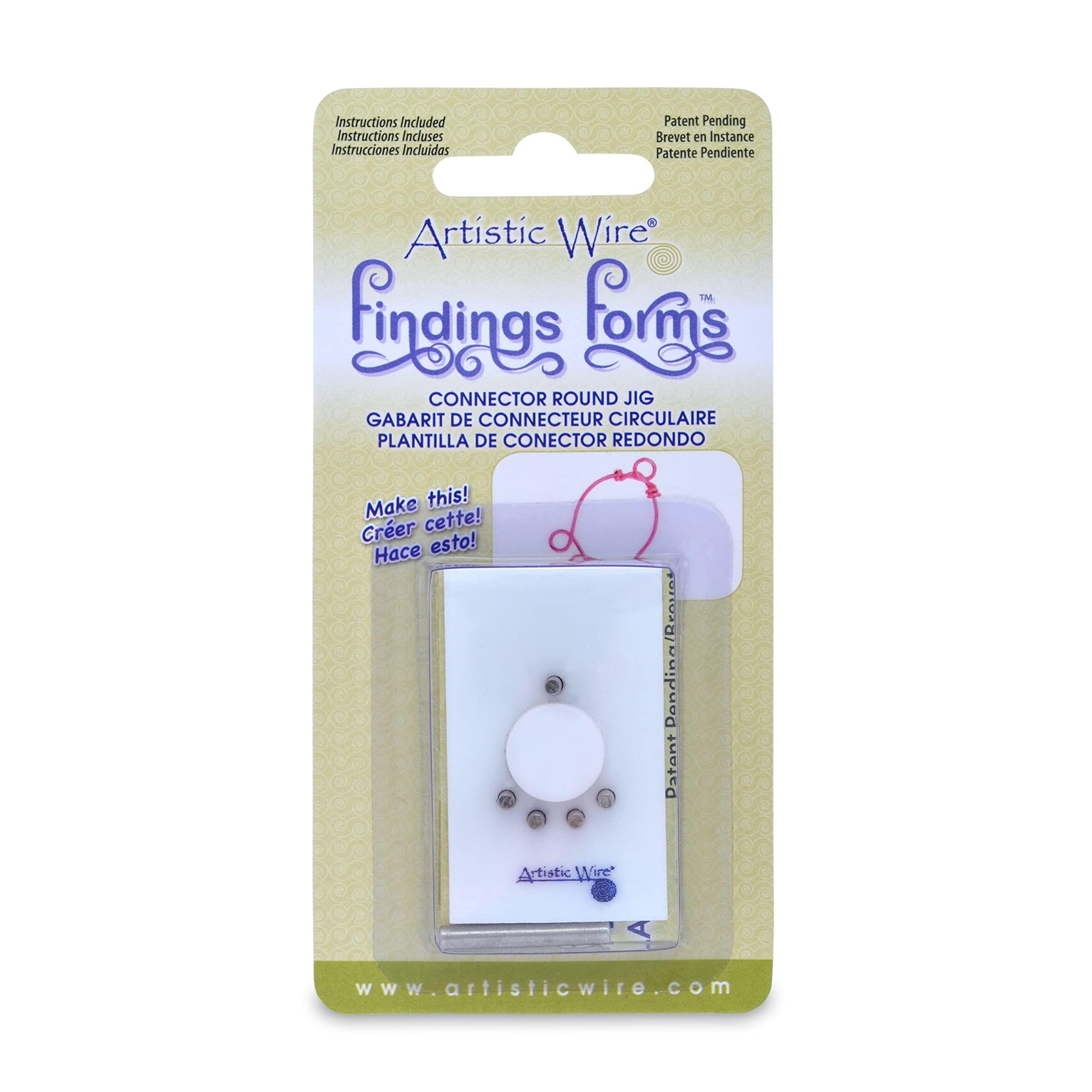 Artistic Wire Beadalon Findings Forms Round Connector Jig