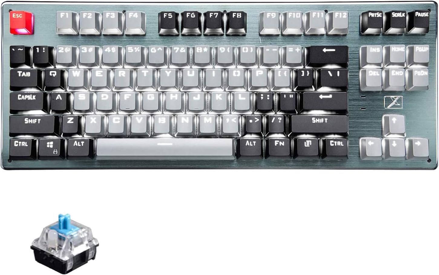 Amazon メカニカルキーボード ゲーミングキーボード Bluetooth 2 4ghワイヤレス無線type C有線接続 ワイヤレスキーボード 充電式3300ｍah大電量 ゲーミングキーボード メカニカル 青軸 全キーロールオーバーled発光 Ios Android Mac Windows対応 長