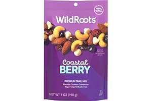 WildRoots Trail Mix, Made with Non-GMO Ingredients & Natural Flavor Coastal Berry, 7 Ounce (Pack of 3)