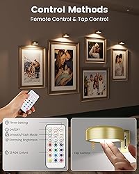 Picture Lights for Wall,Wireless 2000mAh