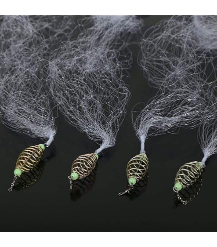 Copper Spring Shoal Fishing Net with Luminous Beads