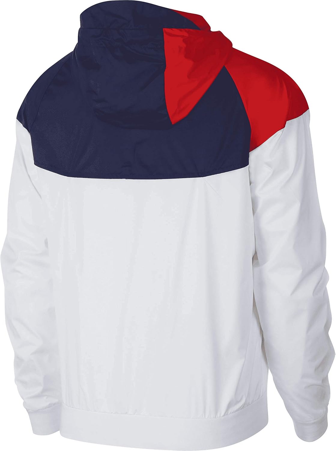 red white and blue nike windrunner