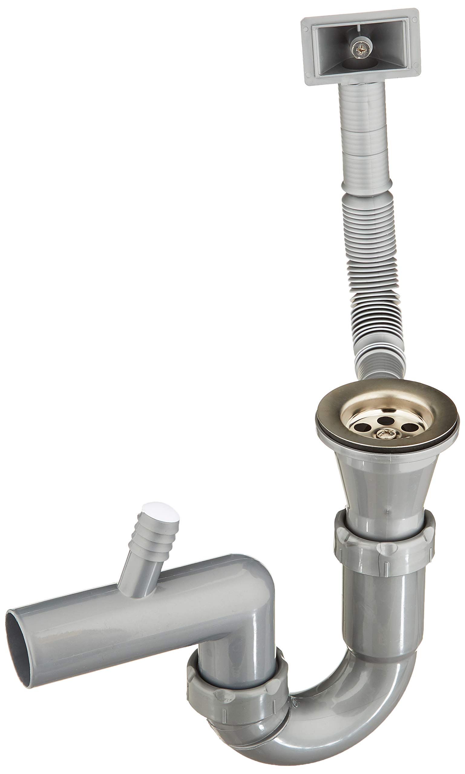 Siphon for Sinks Made of Stainless Steel and Which Have Single Bowl ZXY 9921