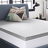 LUCID-LU30KK30BT-3-Inch-Bamboo-Charcoal-Memory-Foam-Mattress-Topper,-King