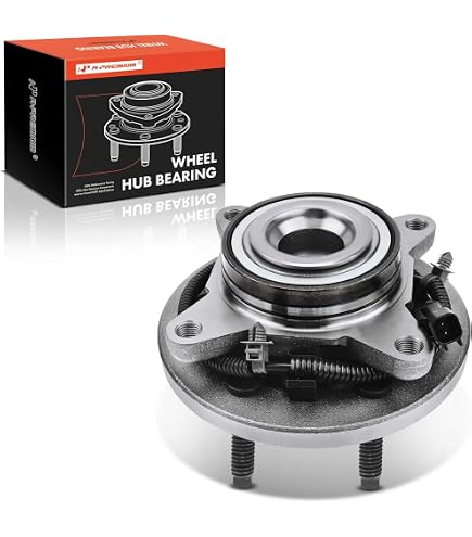 TRQ Front Wheel Hub Bearing Assembly Set - Compatible With 2011-2014 Ford F-150, Expedition, Lincoln Navigator (2-Piece Kit)