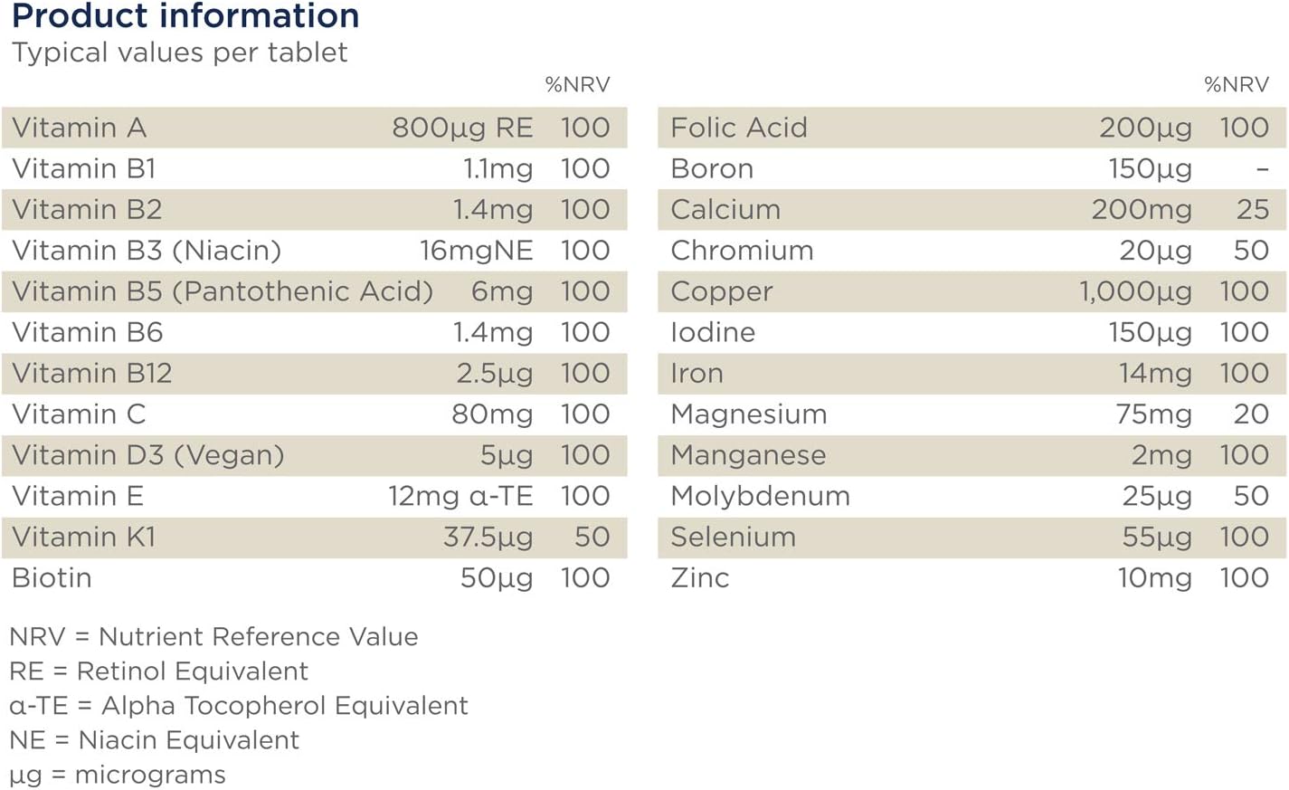 Healthspan Multivitamin Gold, 90 count (Pack of 2) - Image 4