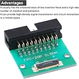 sourcing map 2x FFC FPC 20 Pin 0.5mm to 2.54mm Dual Row Pin Header Adapter Board view 4