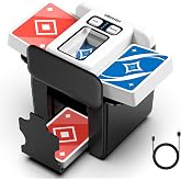 Automatic Card Shuffler 4 Deck, Rechargeable Card Shuffler Machine | 1-4 Deck Capacity, Dual Shuffling Modes, Compact Portable Design, For Various Card Sizes, Family Card Game Nights
