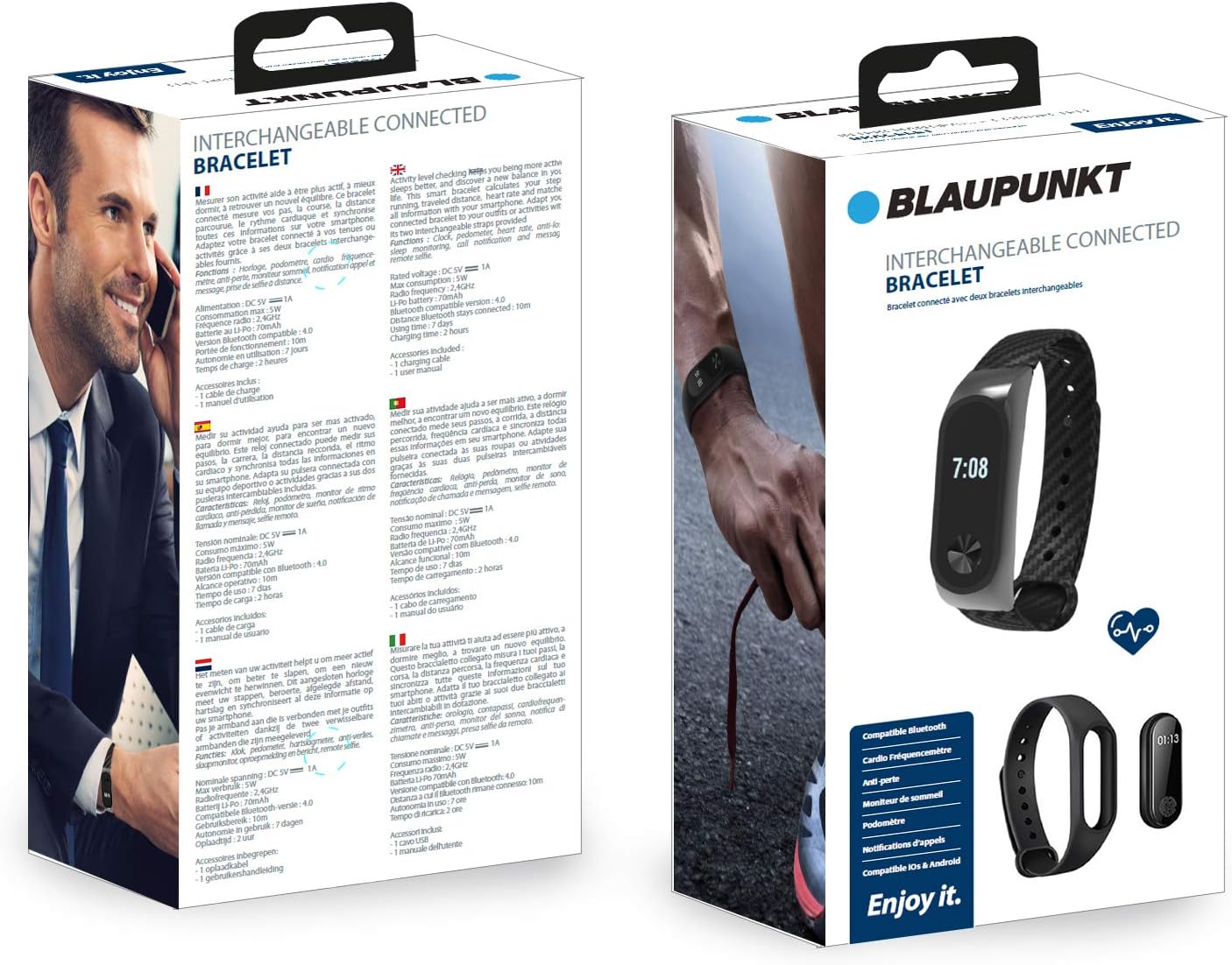 blaupunkt bluetooth connected smartwatch