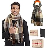 NABEKE Heated Scarf for Women Rechargeable, Electric Heating Scarf with 3 Temperature 5000mAh Battery