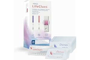 LifeClues 25 Tests Pack: 20 LH Strips, 4 HCG Strips and 1 QuadSense HCG Cassette. The Most Complete Fast & Accurate Home Fert