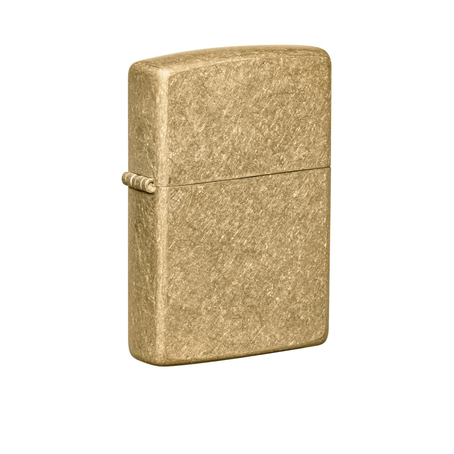 Zippo Windproof Lighter - Tumbled Brass - Classic Armor - Base Model - Refillable - Reusable - Windproof Design - Gift Box - Metal - Made in USA — image 1