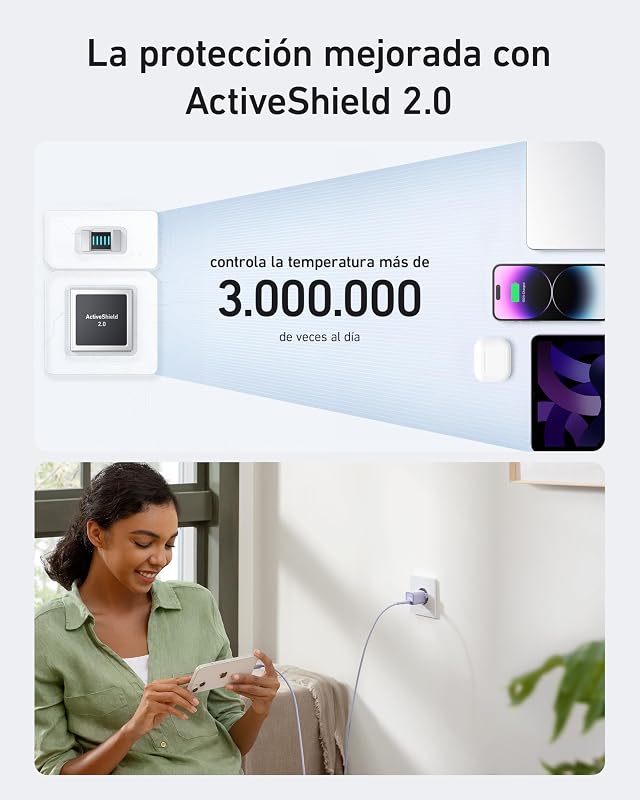 511 Nano 3 Cargador USB-C GAN 30W Carga Rapida