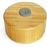 Fulbevy Bamboo Lid for 32 Oz Motivational Glass Water Bottles - Durable, Stylish and BPA-Free, Bamboo Top Replacement Cap Exclusive for Fulbevy Water Bottles