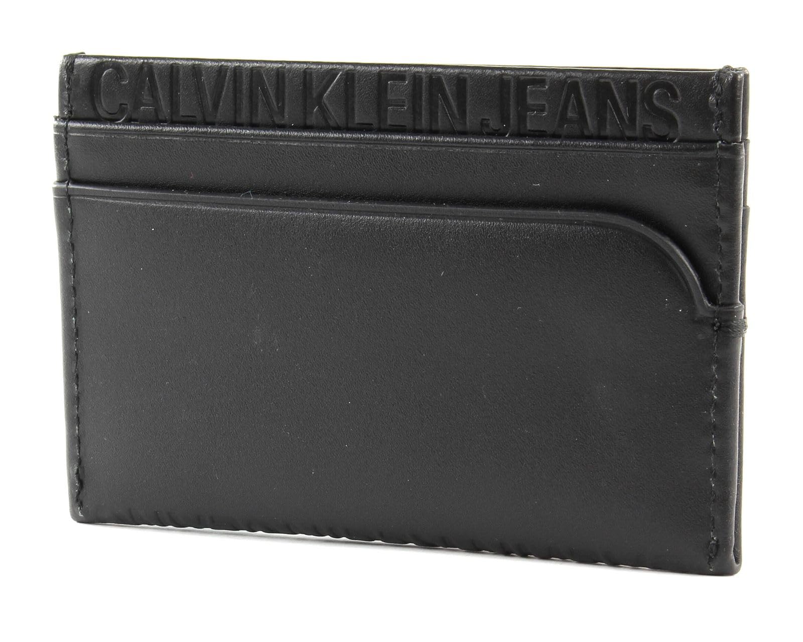 Calvin Klein LOGO POP CARDHOLDER Men’s Shoulder Bag, Black (Infinite Black), 7.7x0.1x10 centimeters (B x H x T)
