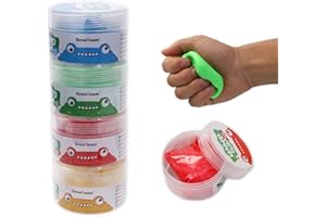 Exercise Putty - Therapy Putty - Play Putty for Kids (4 Pack, 1.8-oz Each) Hand Exercise Rehabilitation, Stress and Anxiety R