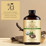 Handcraft Blends Cold-Pressed Organic Castor Oil 118 ml Glass Bottle view 5