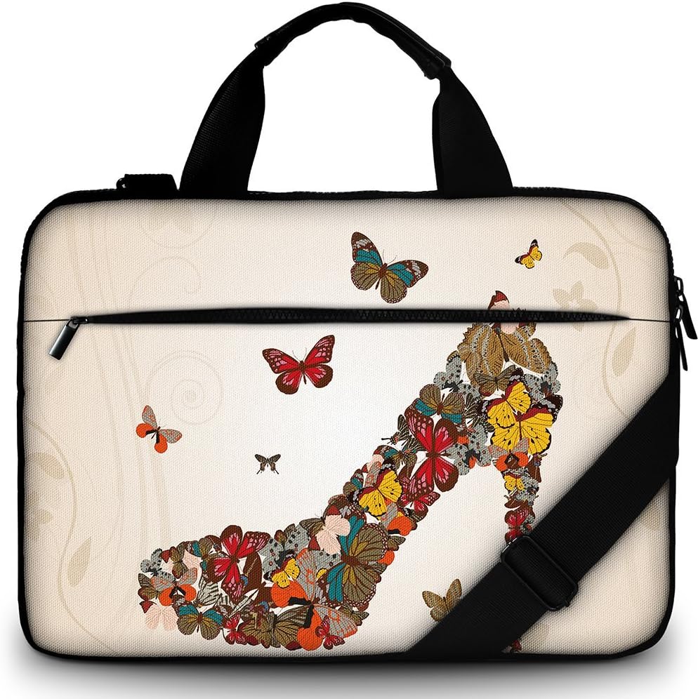 LUXBURG 13-17 inch Laptop Bag Case Canvas Shoulder Bag with Handle