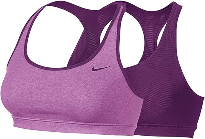 NIKE Top FITNESS BRA Reversible Morado - L: Amazon.es: Ropa y accesorios