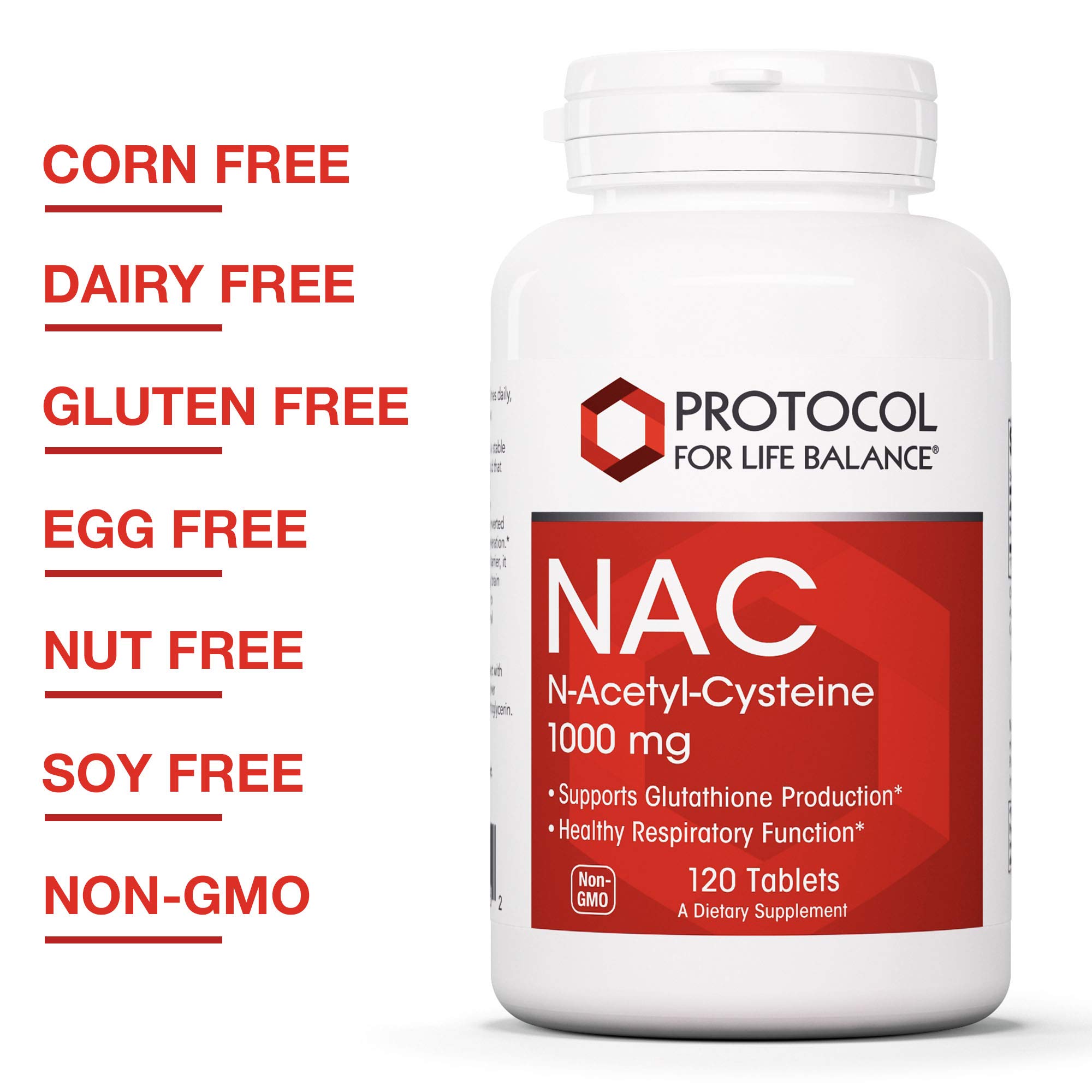 Protocol For Life Balance Nac N Acetyl Cysteine 1 000 Mg