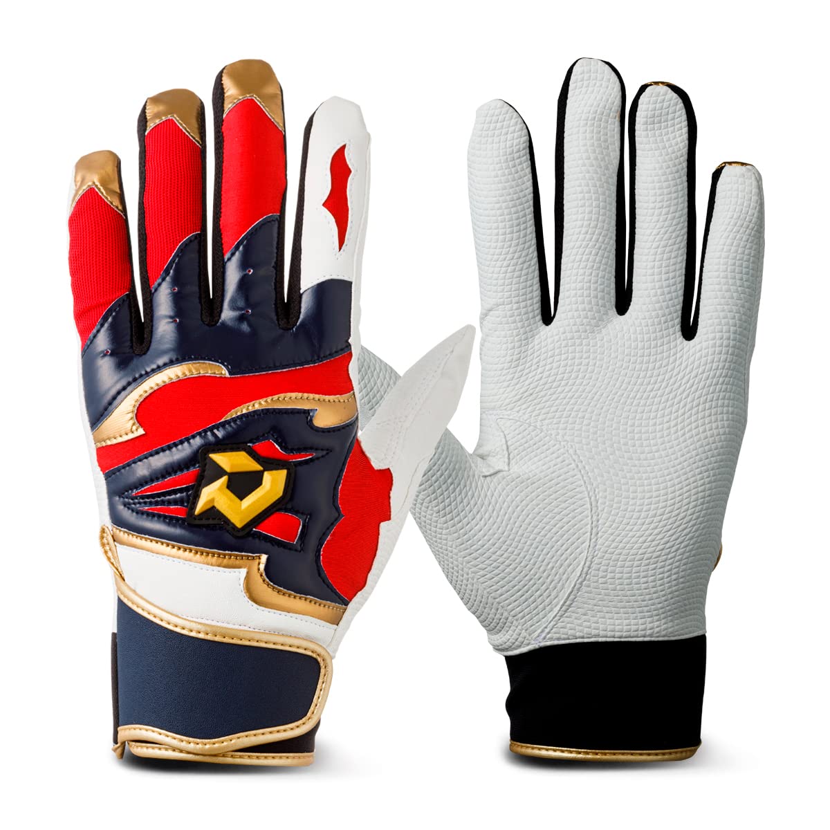 ディマリニ(DeMARINI) バッティンググラブ 両手用 DM-1 WB5738004M ネイビー/レッド M の商品画像