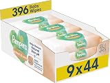 Pampers Harmonie Protect & Care Plastic Free Baby Wipes 396 Wipes 9 Packs